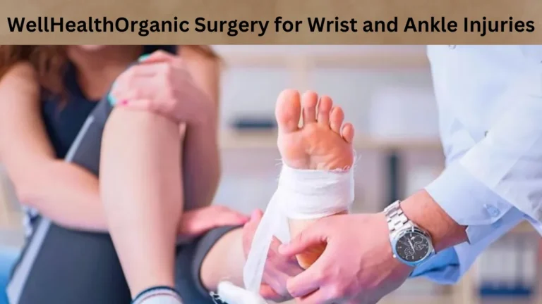 WellHealthOrganic Surgery for Wrist and Ankle Injuries